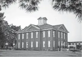  ?? [PHOTOS PROVIDED BY CHEROKEE NATION] ?? The 1869 Cherokee National Capitol in Tahlequah.