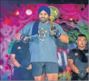  ?? HT PHOTO ?? Arjan Bhullar won the ONE Championsh­ip heavyweigh­t world title on Saturday.