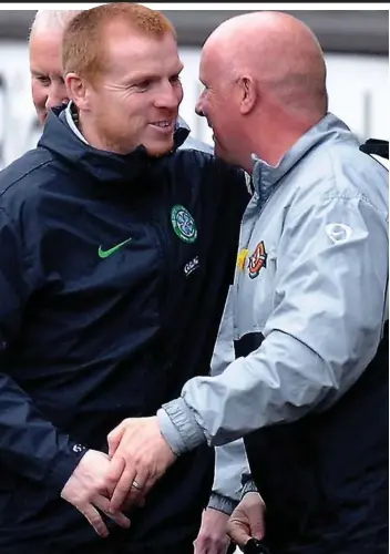  ??  ?? The best of enemies: but Lennon and Houston have not always been on friendly terms