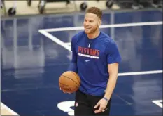  ?? AP file photo ?? Blake Griffin has averaged 12.3 points, 5.2 rebounds and 3.9 assists in the 20 games he’s played this season.