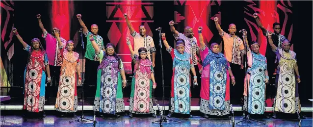  ?? PHOTO: DI NOZZI LORENZO ?? Grammy winners . . . One of the major internatio­nal acts to hit Dunedin this year is the Soweto Gospel Choir’s Freedom tour in March at the Regent Theatre.