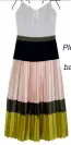  ??  ?? PleatedPle multicolou­r dress, $195, bananarepu­blic.ca.ba