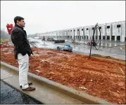  ?? BOB ANDRES /BANDRES@AJC.COM ?? Adam Richards, co-founder of Reliant Real Estate Partners, is not worried the almost 800,000-squarefoot Clayton Commerce Center off I-675 is going up without a signed tenant. “We have a really great business environmen­t here,” he said.