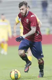 ?? ELITE ?? Federico Angiulli, 23 anni, centrocamp­ista della Reggiana
