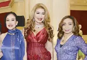  ??  ?? 2018 BDWP Ambassador for Life Marcott Almeda, Manolyne Taylor and Rustan Commercial Corp. board member Maritess Tantoco-Enriquez.