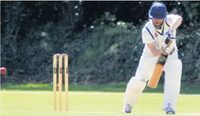  ??  ?? John Birchall got Macclesfie­ld off to a good start with his knock of 60 at Warrington