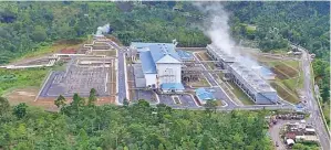  ?? RAKA DENNY/JAWA POS ?? BERSIH: PLTP Ulubelu Unit 4 di Tanggamus, Lampung, yang dikelola PT Pertamina Geothermal Energy.