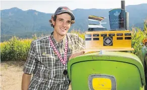  ?? FRANCIS GEORGIAN/PNG ?? Chilliwack dairy farmer Francis Sache will head to Germany for the world plowing competitio­n next September.