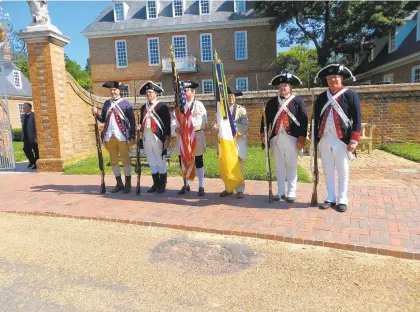  ?? COURTESY OF DAVE WESTENBERG­ER ?? The Williamsbu­rg Chapter of the Virginia Society of the Sons of the American Revolution has organized a virtual Memorial Day service.