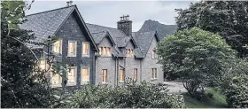  ??  ?? GREAT SCOT: Live like a Laird at Kinloch Lodge and enjoy a luxury walking tour