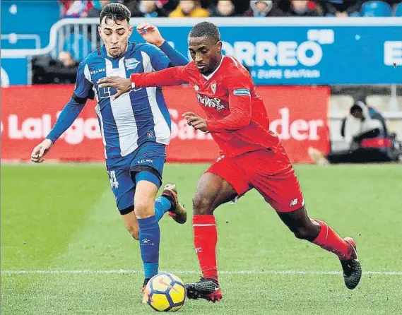  ?? FOTO: EFE ?? Regresa a casa Munir, pichichi del Alavés con ocho goles entre Liga y Copa, acudirá con motivación extra al Camp Nou para enfrentars­e al Barcelona