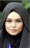  ??  ?? ‘Sudirman was a brilliant entertaine­r simply because he worked hard,’ says datuk Siti Nurhaliza.