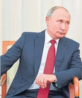 ?? (AP) ?? Vladimir Putin. Uno de los invitados a la Cumbre del G-20.