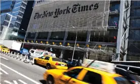  ?? Photograph: Ramin Talaie/Getty Images ?? The New York Times was on the critical list a decade ago; now it is hiring big names from supposed upstarts.