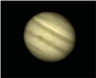  ?? David Cater/Star-Gazing ?? Jupiter is the largest planet in our solar system.