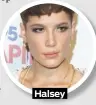  ??  ?? Halsey