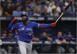  ?? THE ASSOCIATED PRESS FILE – 2022 ?? New Mariners outfielder Teoscar Hernandez, who will receive $14million after losing his arbitratio­n case, hit 121 home runs for the Blue Jays over the past five seasons.