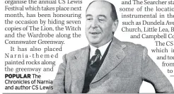  ??  ?? POPULAR The Chronicles of Narnia and author CS Lewis