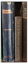 ??  ?? Alcoholics Anonymous and
Twelve Steps and Twelve Traditions are often studied in 12step meetings of AA. The AA
Way of Life was written by AA co-founder Bill W. (Arkansas Democrat-Gazette/ Sean Clancy)