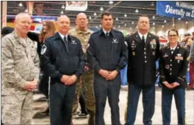  ?? CAROL QUAINTANCE - DIGITAL FIRST MEDIA ?? The Pennsylvan­ia Farm Show honored veterans on Veterans, Military & Their Families Day on Jan. 11.