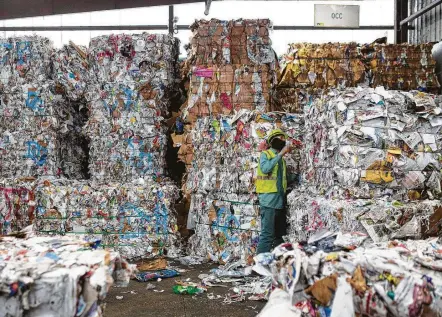  ??  ?? Reducing contaminat­ion is largely considered the starting point for creating a more stable U.S. recycling market, which means teaching consumers what they can and cannot put in recycling bins.