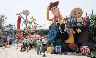  ?? — AP FILES ?? The new 11-acre Toy Story Land is planned this summer for Walt Disney World Resort near Orlando, Fla., opening at the theme park’s Hollywood Studios.