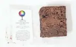  ?? ARIEL COBBERT/THE COMMERCIAL APPEAL ?? The Roots CBD cannabis brownie. The folks at Metro Hemp Supply say baked goods with the right amount of cannabidio­l (CBD) can improve well-being.