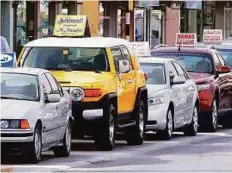  ?? Atiq-Ur-Rehman/Gulf News Archives ?? The facility will offer commuters the convenienc­e of renting cars for short trips at a cost much lower than the taxi fare.