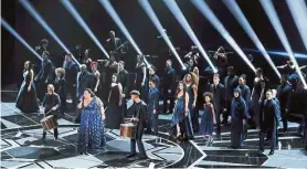  ?? — Reuters ?? Keala Settle performing This is Me from the musical The Greatest Showman.