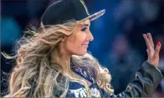  ?? Dominique A. Pineiro/Department of Defense ?? WWE wrestler Carmella, whose real name is Leah Van Dale, takes part in the 14th annual Tribute to the Troops Event at the Verizon Center in Washington, D.C., in December 2016.