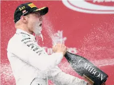  ?? /GETTY IMAGES ?? Valtteri Bottas celebra tras ganar el Gran Premio de Austria en el Red Bull Ring de Spielberg.