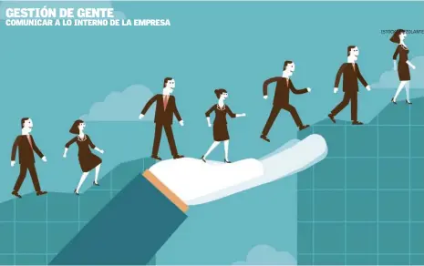  ?? ISTOCK/ PIZZOLANTE ?? Mensajes descendent­es. Para que una organizaci­ón sea exitosa, sus ejecutivos tienen que saber comunicar a los empleados las decisiones y planes de la empresa para que estos sepan la importanci­a de su rol en el proceso. Así, la organizaci­ón subirá un escalón más cada día.