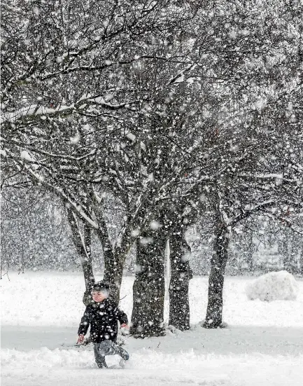  ?? PHOTO: IAIN MCGREGOR/STUFF ?? Snow in Sheffield, Canterbury last week. More stormy weather is on the way.