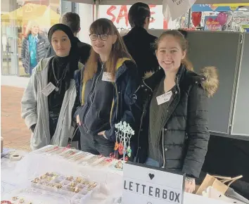  ??  ?? The Letterbox team from Horsham’s Millais School.