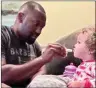  ?? SUBMITTED ?? Leo Cummings tries to apply ChapStick to his daughter Charlotte’s lips in a video that was submitted to “America’s Funniest Home Videos.”