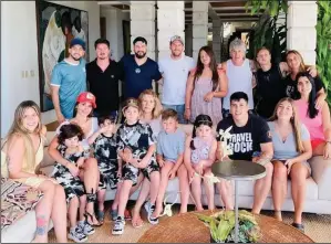  ?? INSTAGRAM F.M. ?? EQUIPO. Los miembros del clan Messi se reunieron en Miami.