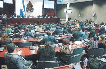  ?? FOTO: EL HERALDO ?? El dictamen sobre el convenio de la Maccih se conocerá en las sesiones de esta semana.