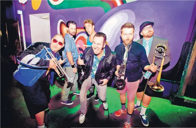  ??  ?? Ska punk band Reel Big Fish is working on new material for an album.