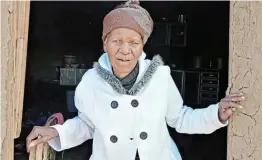  ?? Picture: LULAMILE FENI ?? GREAT LOSS: Nomamelika Emily Philiso, 119, of Qwidlela village in Kwabhaca, has died in her sleep. She was thought to be one of the world’s oldest living people, and was quite possibly also the oldest person to be vaccinated against the coronaviru­s globally.