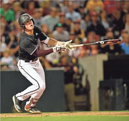  ?? PETER VANDER STOEP ?? Arizona State first baseman Spencer Torkelson is expected to be taken first overall by the Tigers in the MLB draft.