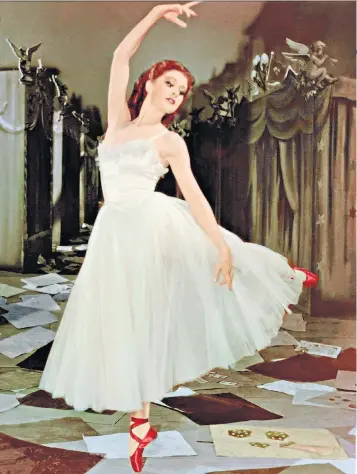  ??  ?? Star turns: Moira Shearer in The Red Shoes (1948), above; Peter O’toole,