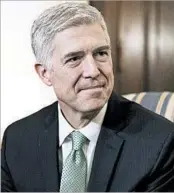  ?? ANDREW HARNIK/AP ?? Neil Gorsuch, President Trump’s high court nominee, is the subject of four days of Senate hearings that begin Monday.