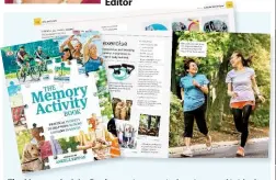  ??  ?? The Memory Activity Book contains practical projects and is ideal for carers or people running groups for those with memory loss. Rrp £16.99, it’s published by Dorling Kindersley and is available from all good bookshops or from www.dk.com