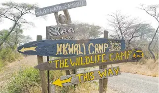  ??  ?? Visitors should count on hippos being part of riverbed traffic in South Luangwa National Park in Zambia, according to Lonely Planet editors in their guide Epic Drives of the World: Explore the Planet’s Most Thrilling Road Trips.