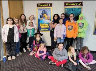  ?? COURTESY PHOTO ?? Sterling Girl Scouts kicked off their cookie selling season with a movie and spa treatments to get ready to sell.