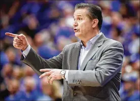  ?? ANDY LYONS / GETTY IMAGES ?? John Calipari says there’s one key in any NCAA rule changes: “If we stay focused on how this affects these young people, we won’t make mistakes.”