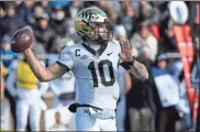  ?? USA Today Sports - Bob DeChiara ?? Led by quarterbac­k Sam Hartman, who has thrown for 3,020 yards and 28 touchdowns over his last nine games, Wake Forest is the first team other than Clemson to represent the Atlantic Division in the ACC championsh­ip game.