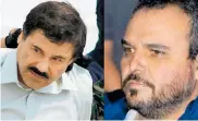  ?? TOMADA DE INTERNET ?? ‘El Chapo’ Guzmán (izq), Jesús ‘Rey’ Zambada (der).