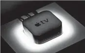  ?? DAVID PAUL MORRIS/BLOOMBERG NEWS ?? The current Apple TV, while an improvemen­t, fell short of forecasts while costing more than competitor­s’ devices.