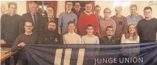  ?? FOTO: JUNGE UNION RAVENSBURG ?? Die neue Riege.